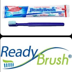 ReadyBrush 20 Pcs Prepasted Individually Wrapped & Sealed Disposable Toothbrush